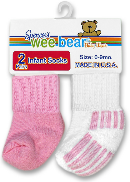 Spencer's Stripe Sole Socks - 2 pairs