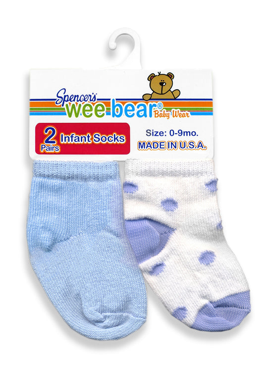 Spencer's Blue No-Show Ankle Socks - 2 pairs