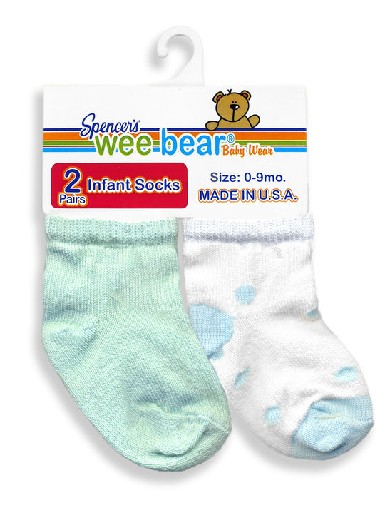 Spencer's Mint No-Show Ankle Socks - 2 pairs