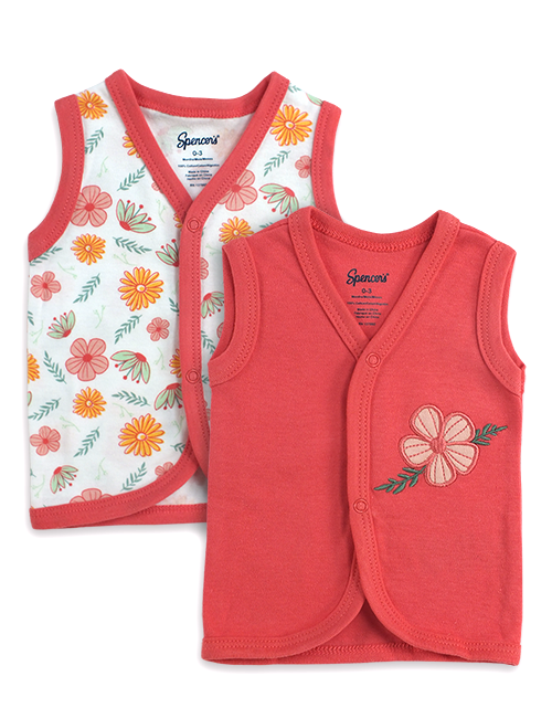 Little Wildflowers 2pc Diaper Shirt Set