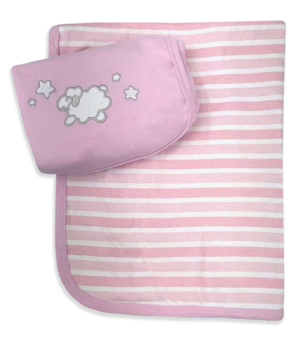 Classic Pastels 2pc Cotton Blanket Sets