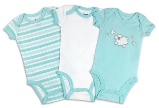 Classic Mint Pastels 3pc Bodysuits