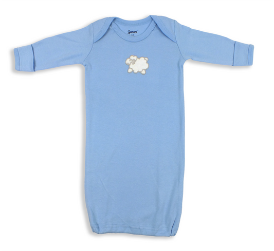 Classic Pastels Blue 1pc Infant Gown