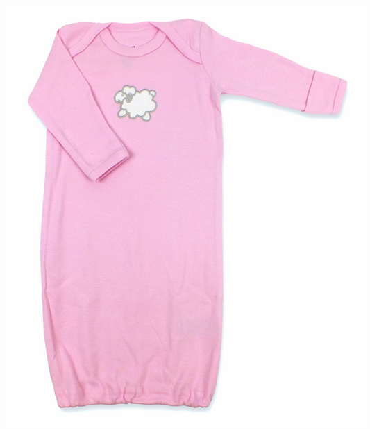 Classic Pastels Pink 1pc Infant Gown