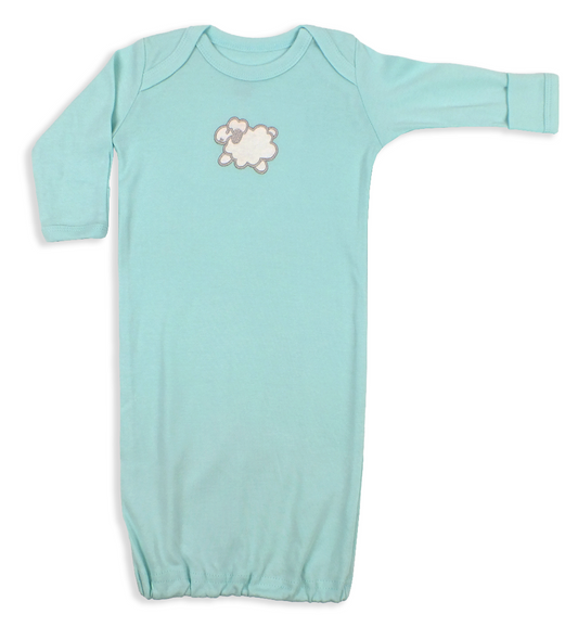 Classic Pastels Mint 1pc Infant Gown