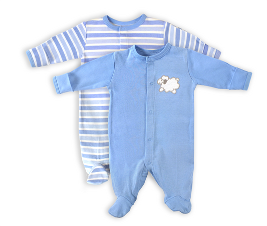 Classic Blue Pastels 2pc Sleep N' Play Set