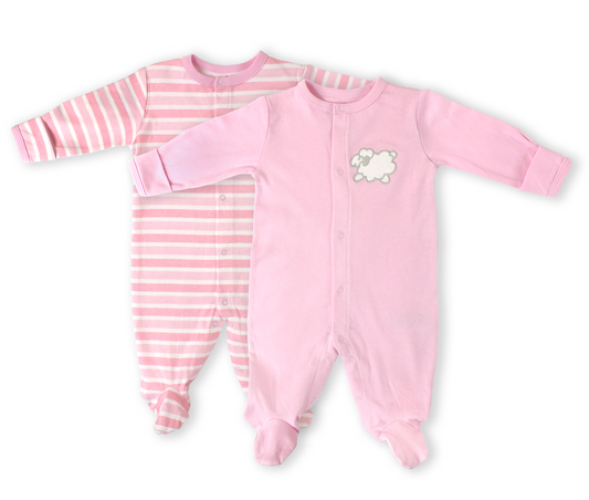 Classic Pink Pastels 2pc Sleep N' Play Set