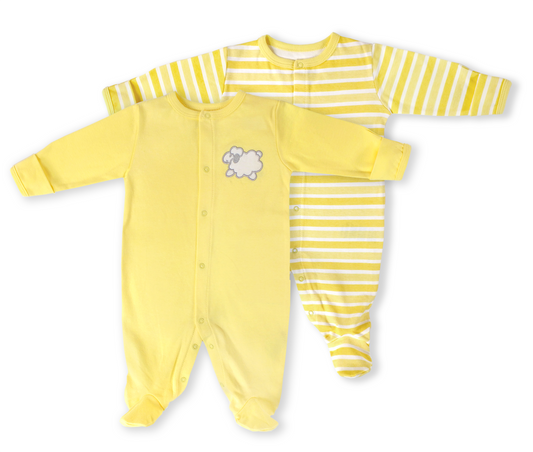 Classic Yellow Pastels 2pc Sleep N' Play Set